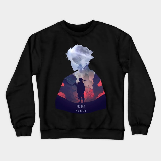 Mugen - Dark Illusion Crewneck Sweatshirt by The Artz